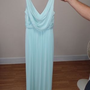 Light blue long formal dress